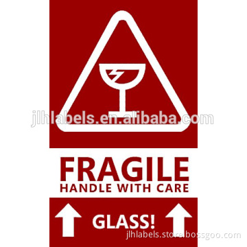 Fragile Handle with Care Glass Shipping Labels Stickers 3 x 5 inch